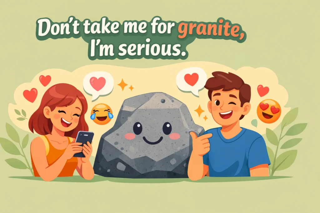 Short Stone Puns One Liners