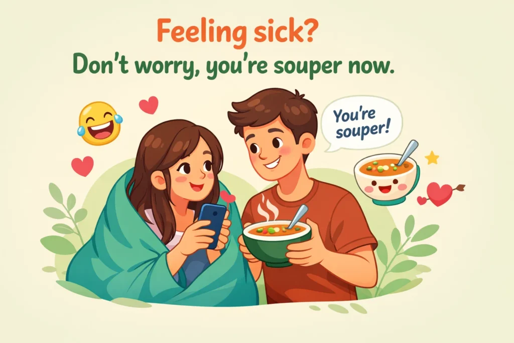 Short Get Well Soon Puns One Liner