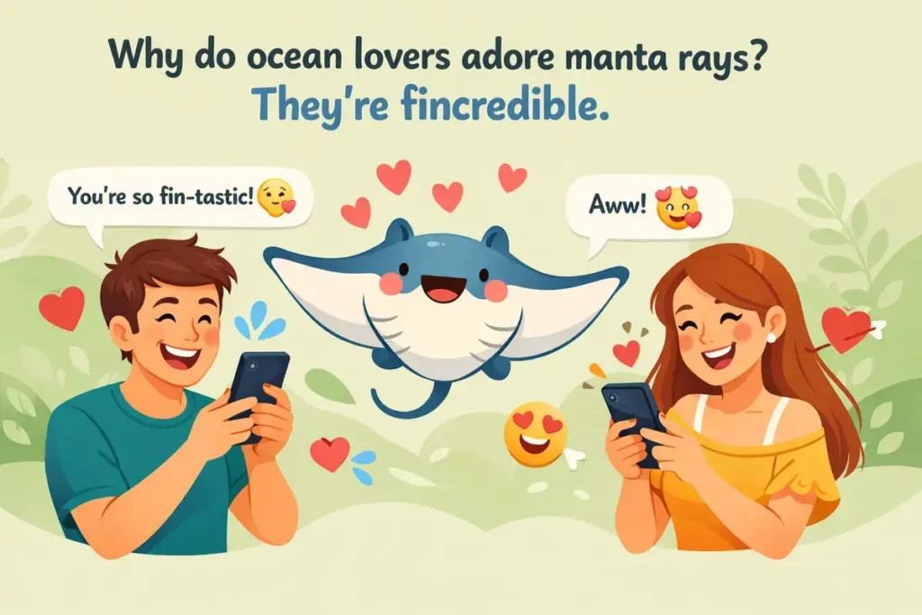 Ocean Lover Jokes About Manta Rays for Adults