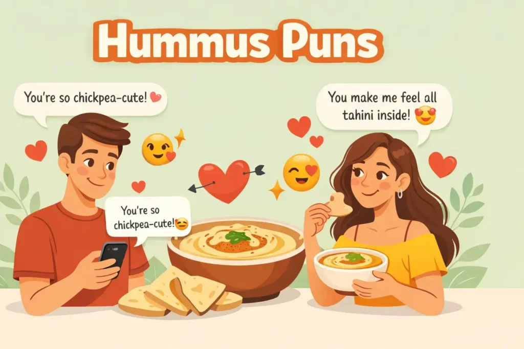 Hummus Puns Spread-tacular Fun
