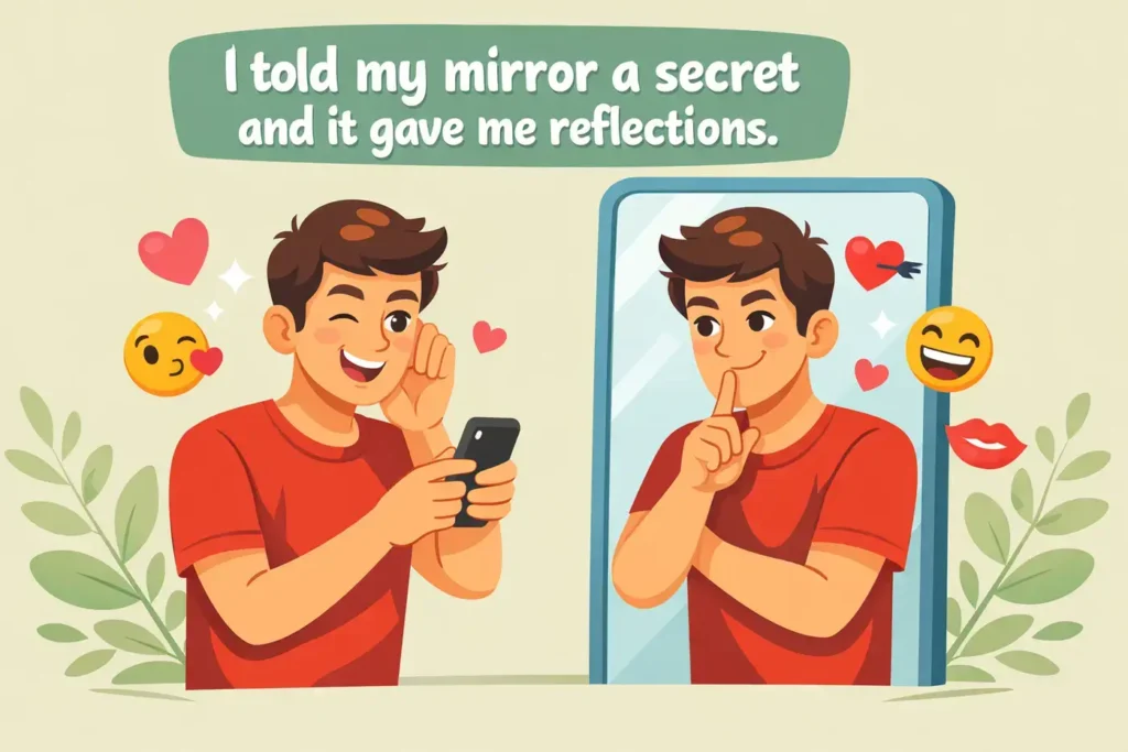 Short Mirror Puns One Liners