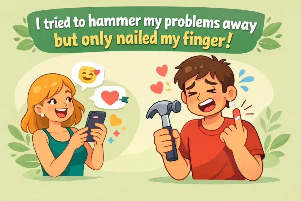 i-tried-to-hammer-my-problems-away