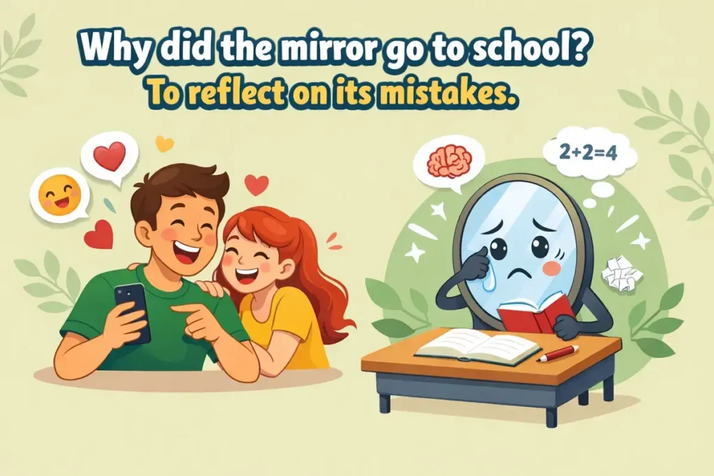 Funny Mirror Puns and Jokes