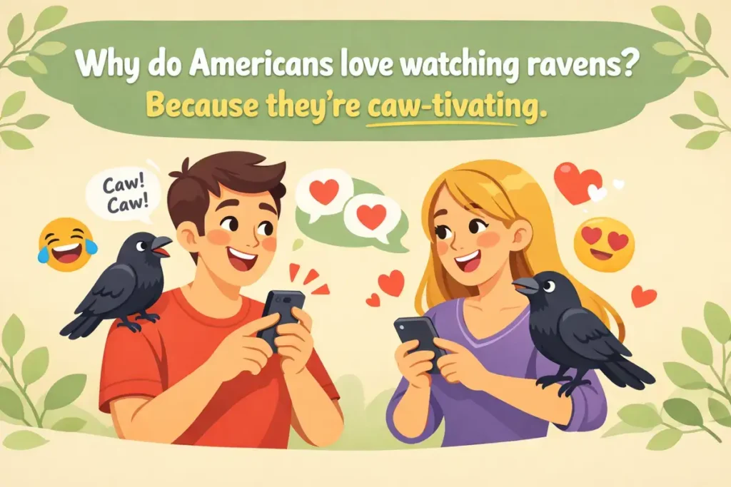 American Jokes About Ravens for Adults