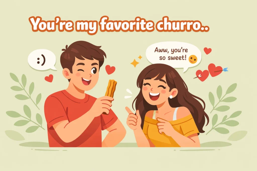 Cute churro puns for her
