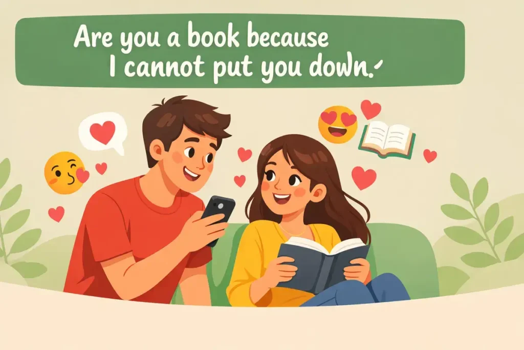 flirty library valentines pick up lines