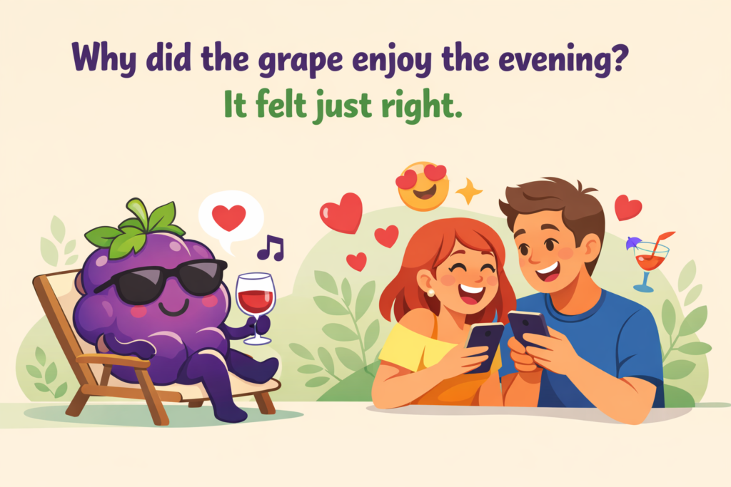 Fruit jokes about grapes for adults