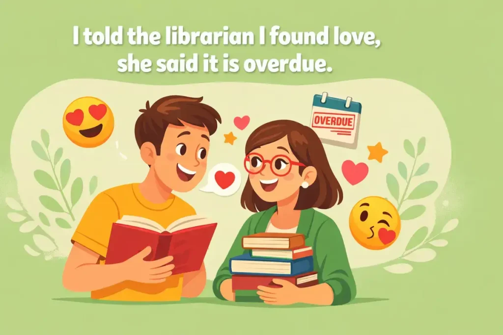 funny library valentines jokes