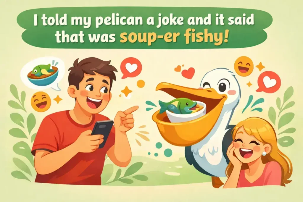 pelican dad jokes that actually land