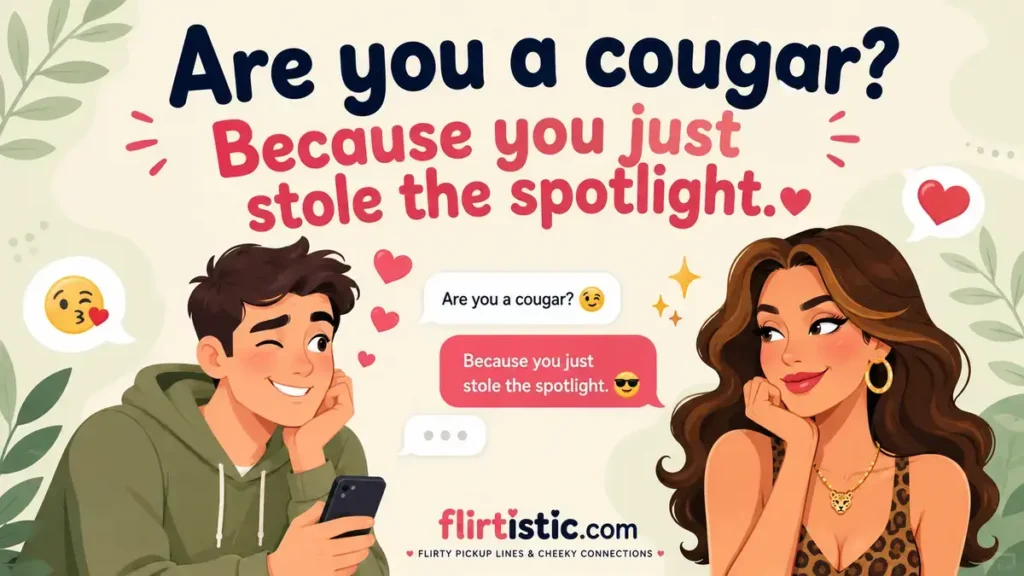 Flirty Cougar Pick Up Lines