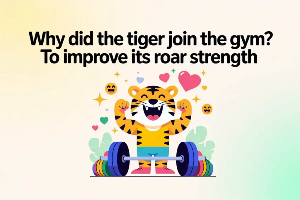 Funny tiger jokes and puns collection