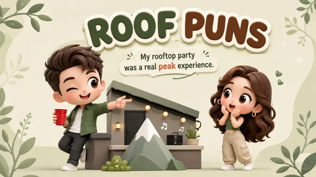 Funny Roof Puns One Liners