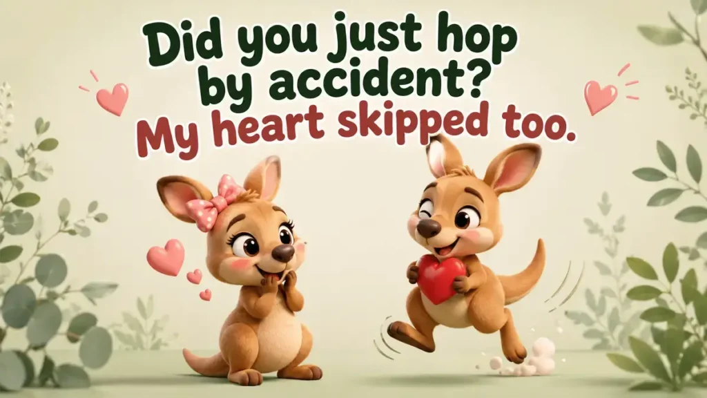 Flirty Kangaroo Pick Up Lines