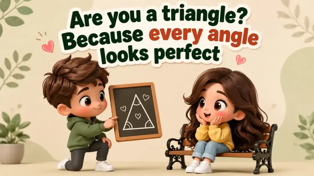 Flirty Triangle Pick Up Lines