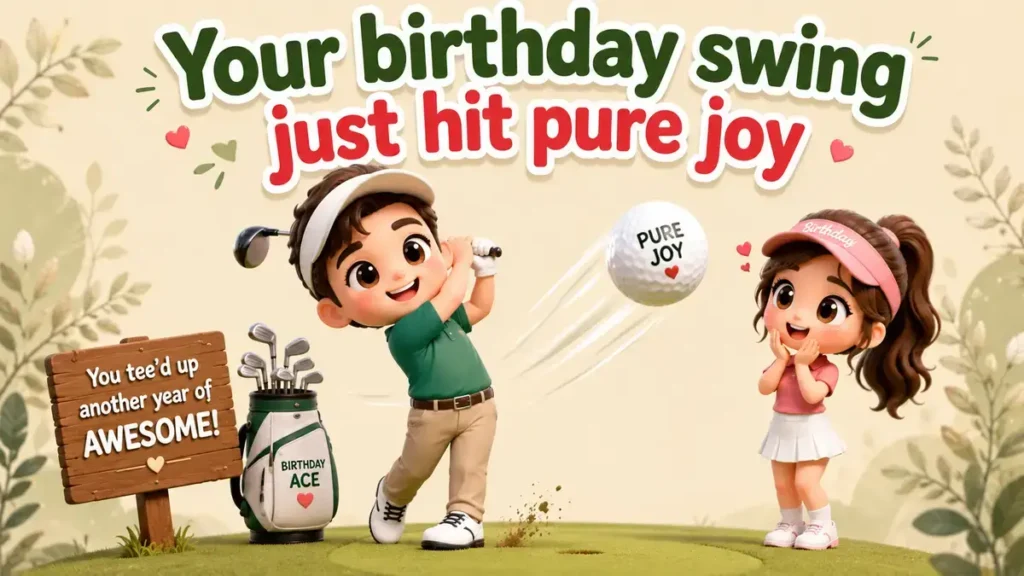 golf birthday puns tee time one liners