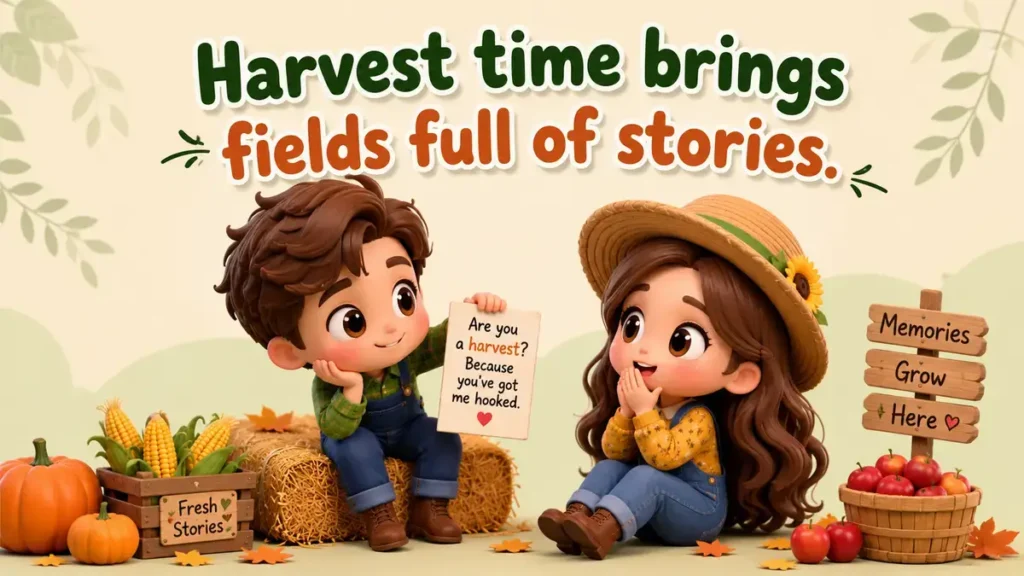Harvest time jokes and sayings