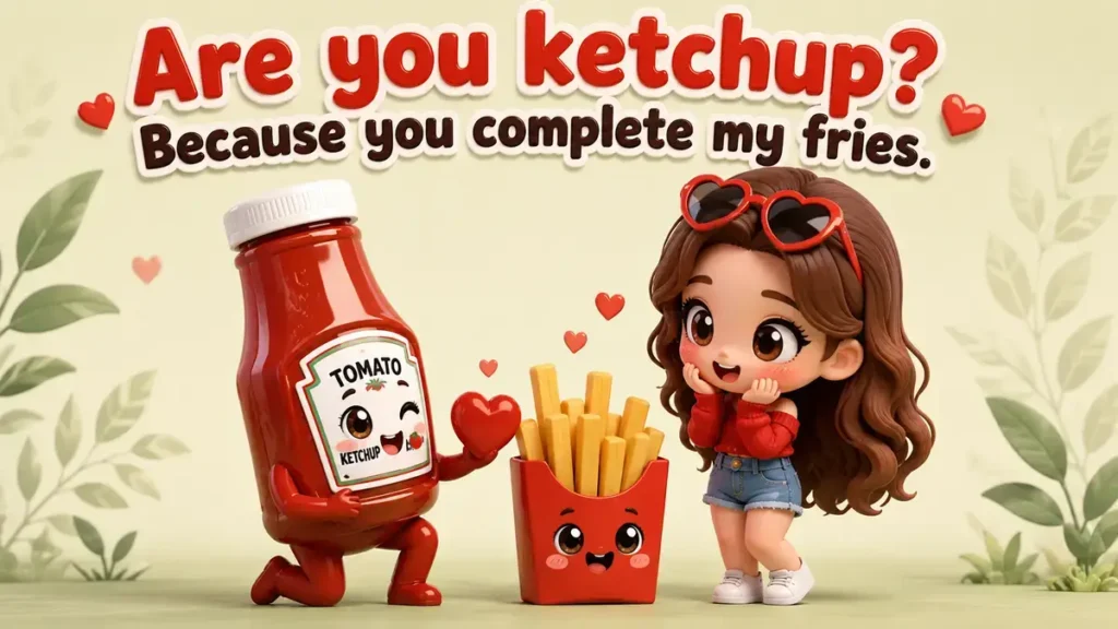 Ketchup Pick Up Lines