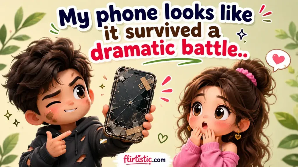 phone Broken Screen Storie puns