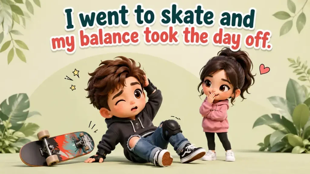 Skating rink one liners
